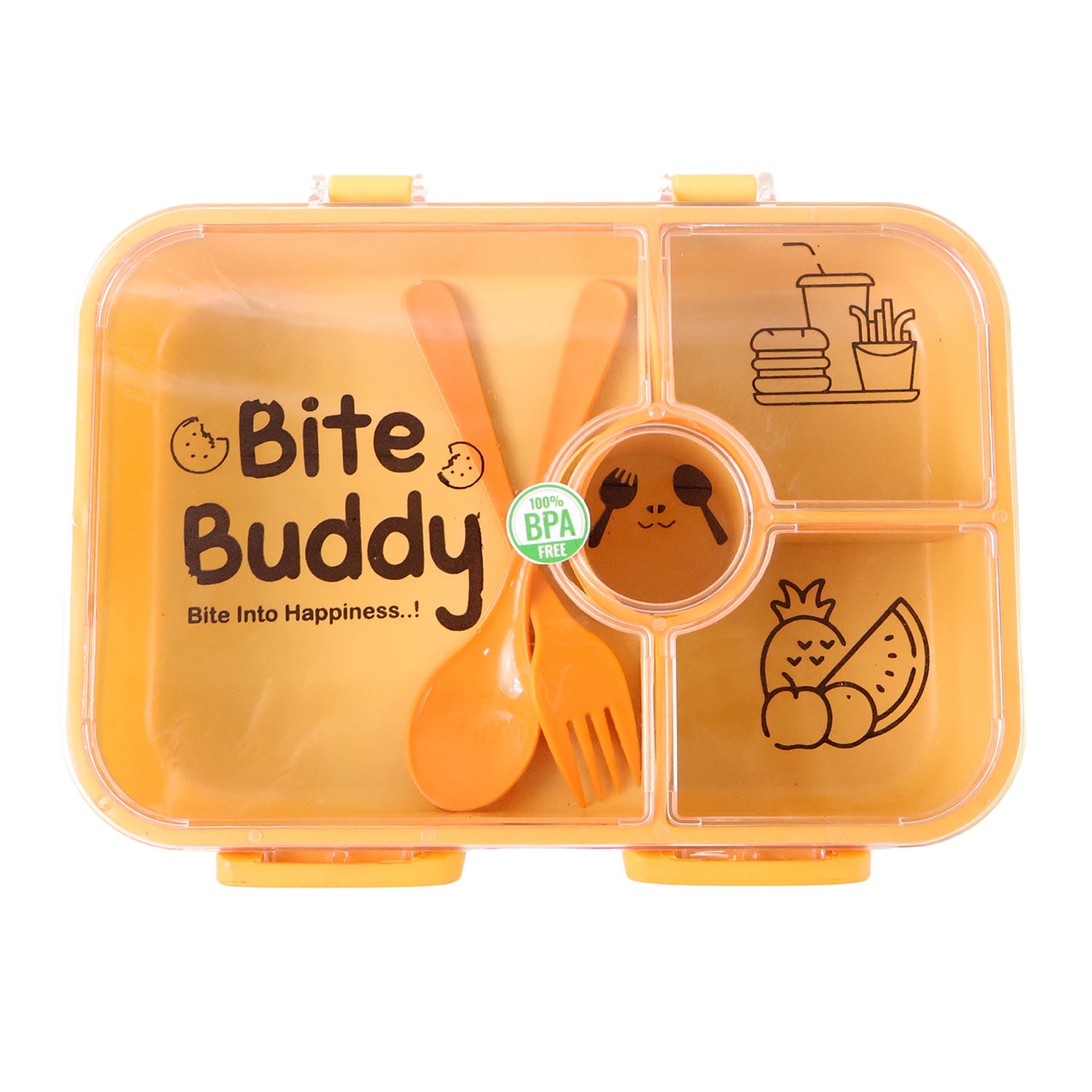 Bite Buddy Plastic Tiffin Box Bite Buddy Plastic Tiffin Box